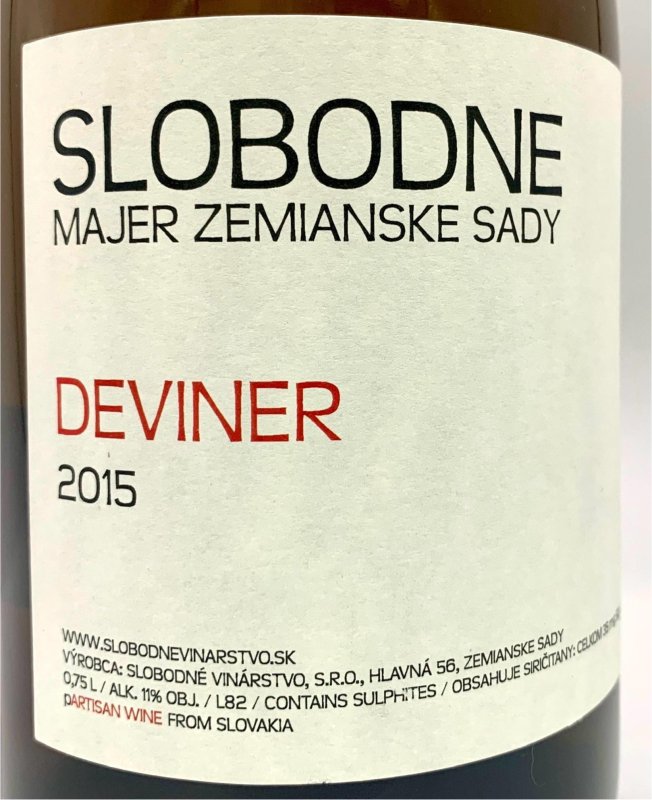 画像3: スロボドネ ヴィナルストヴォ　デヴィネール 2015　(白) (3)
