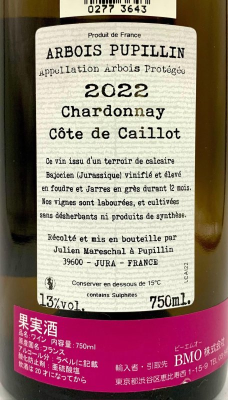 画像3: ドメーヌ・ ド・ラ・ボルド　シャルドネ コート・デ・カイヨ　2022　(白) (3)