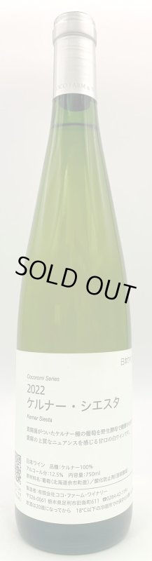 画像1: ココ・ファーム　こころみシリーズ 2022 ケルナー・シエスタ　(白) (1)