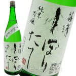 画像1: ◆篠峯 しぼりたて純米吟醸 中取り生酒 1.8L (1)